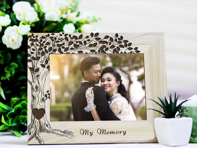 Khung ảnh gỗ kỷ niệm cưới, khung ảnh đẹp