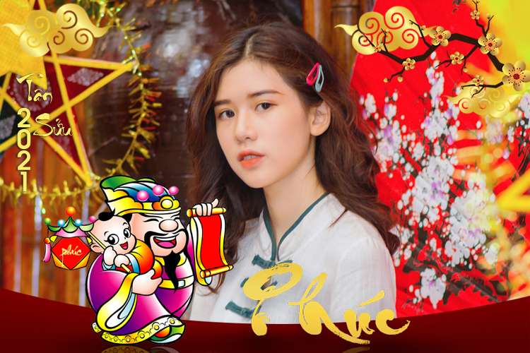 photo Khung Ảnh Tết 2021 Png khung ảnh tết 2021 vá»i chữ phuc